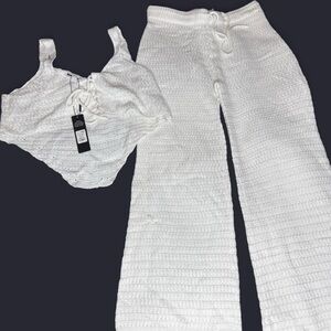 Fashion Nova White Knit Top